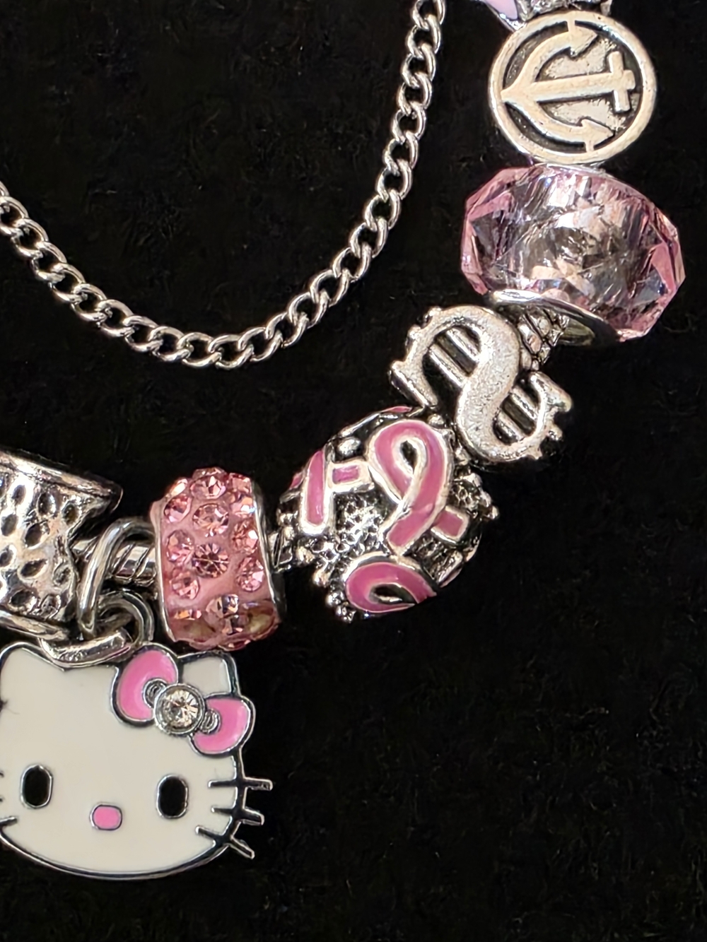 Hello Kitty Pink Charm Bracelet - Picture 6 of 6